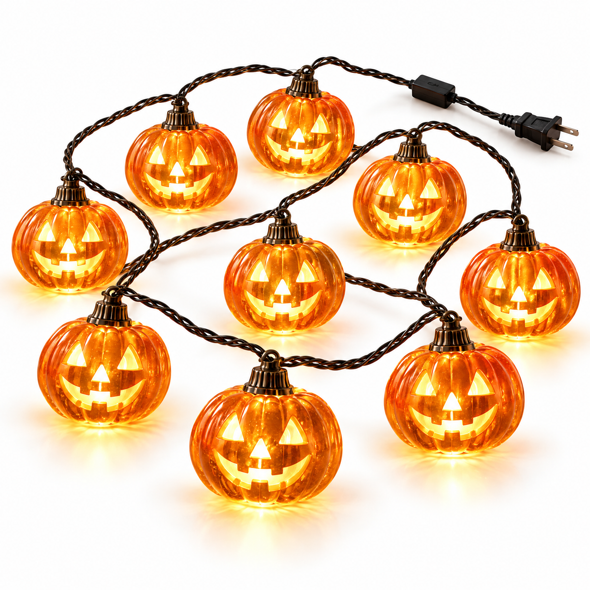 Merondell™ Glowing Jack-O'-Lantern String Lights