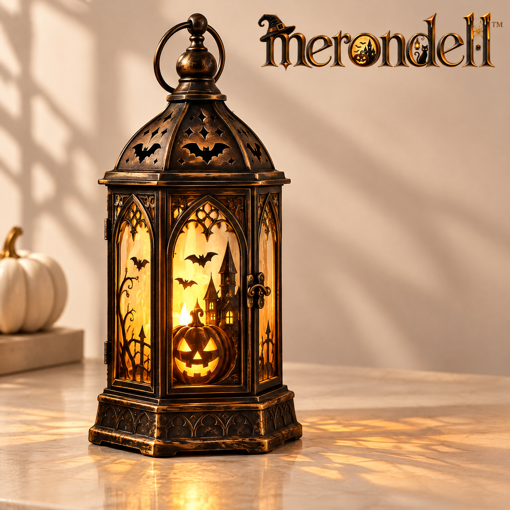 Merondell™ Gothic Haunted House Halloween Lantern