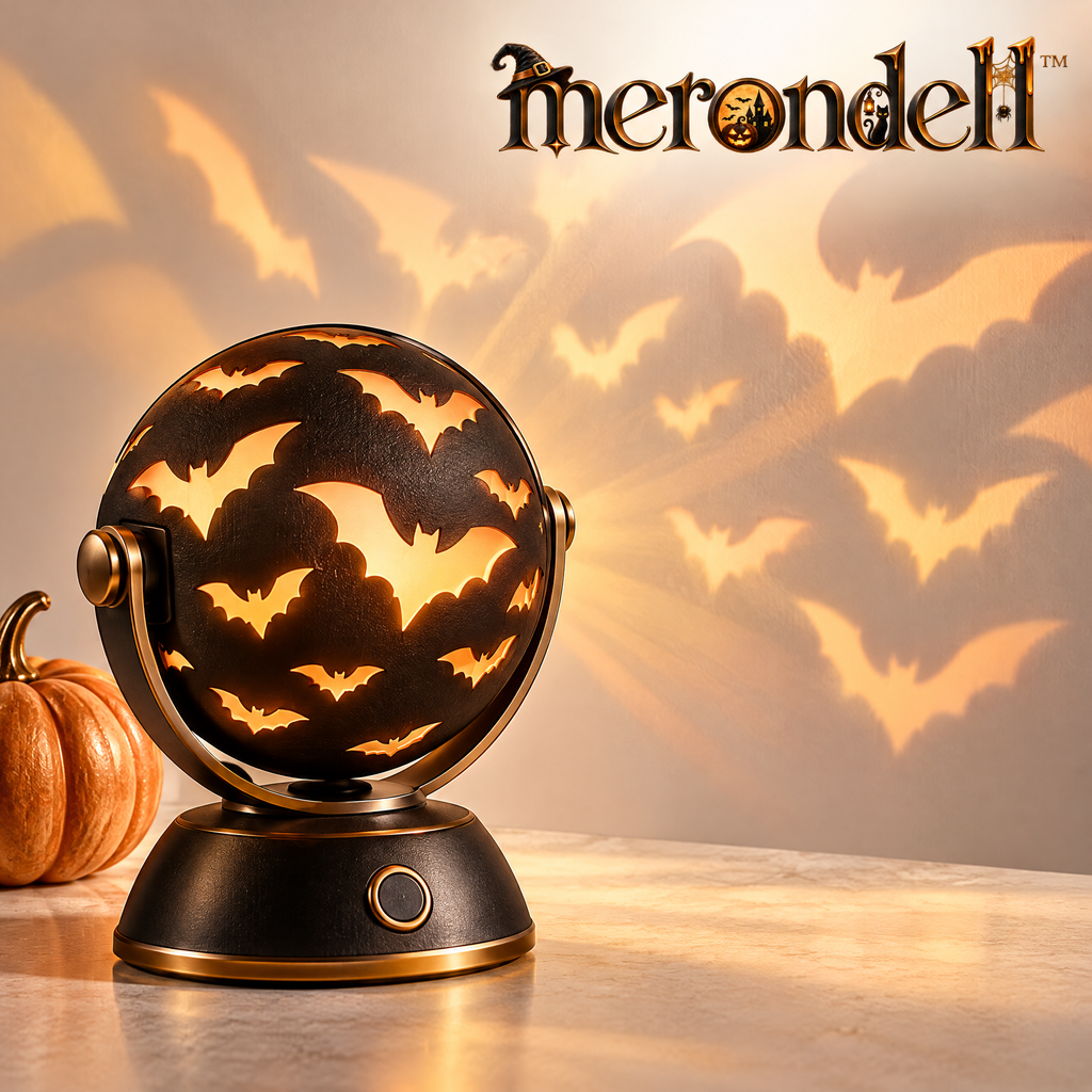 Merondell™ Bat Shadow Halloween Projection Lamp