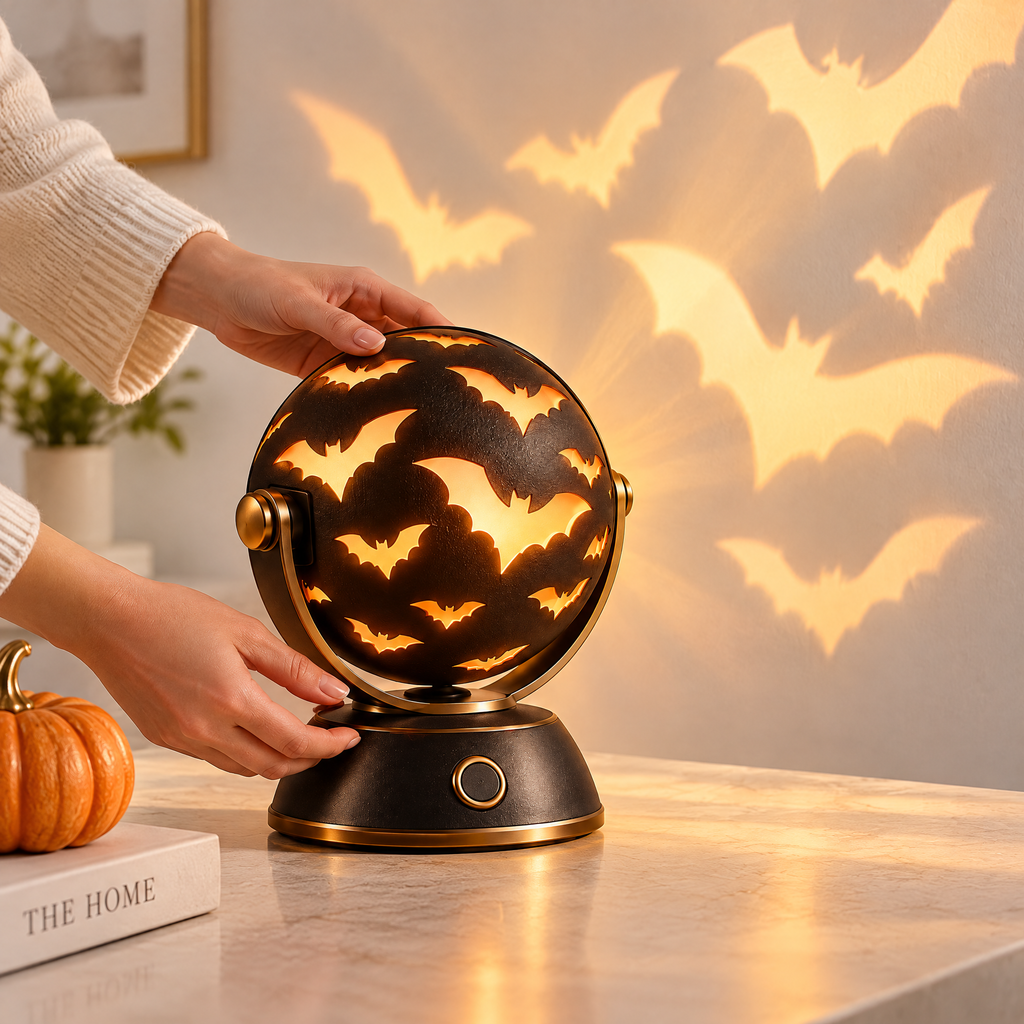 Merondell™ Bat Shadow Halloween Projection Lamp