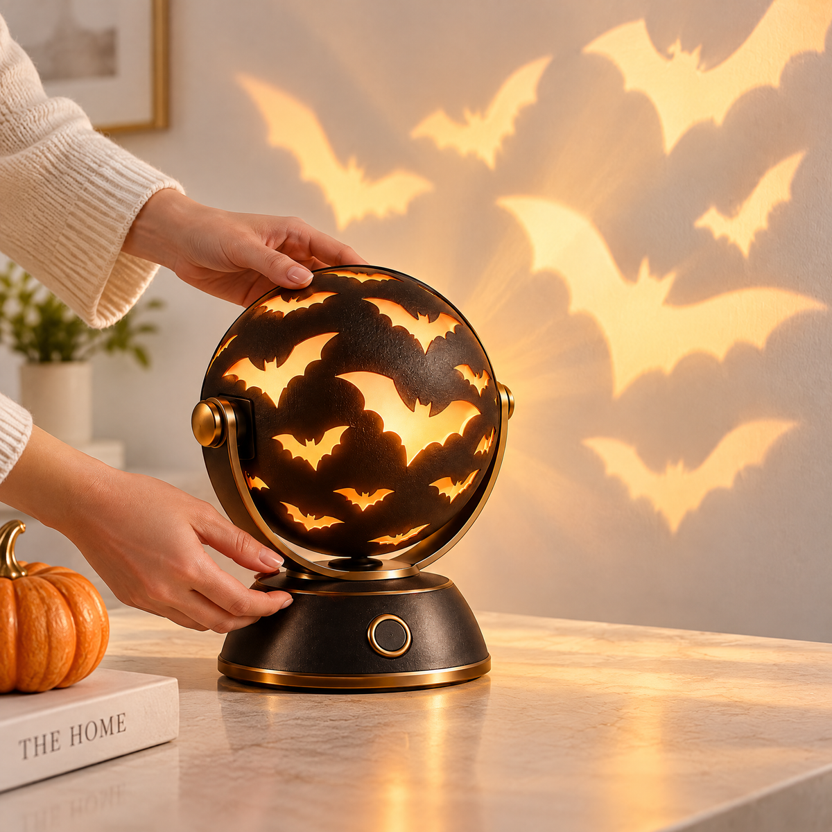 Merondell™ Bat Shadow Halloween Projection Lamp