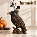 Merondell™ Gothic Raven Decorative Flower Vase